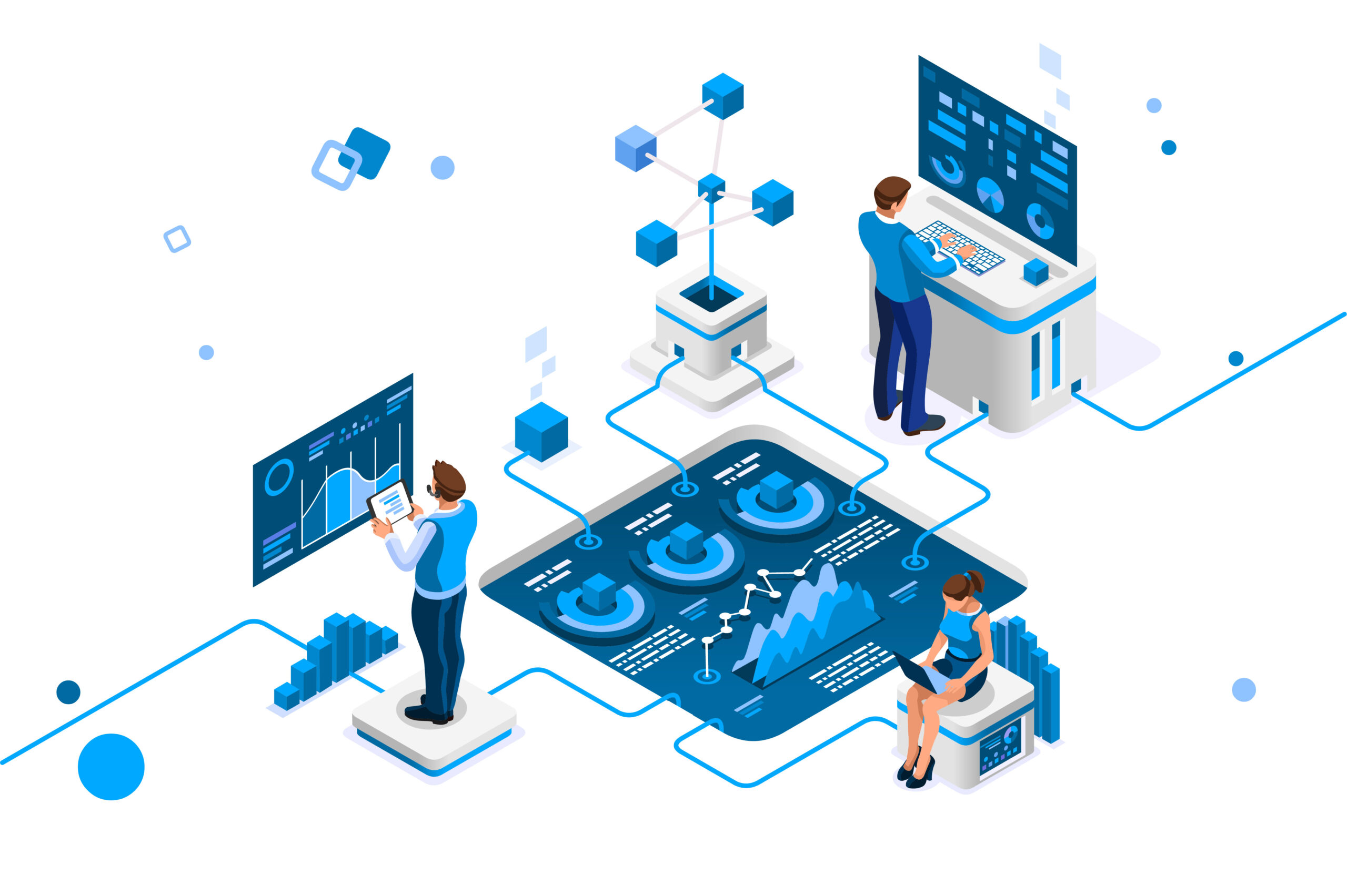 Creative Statistics Graph Banner